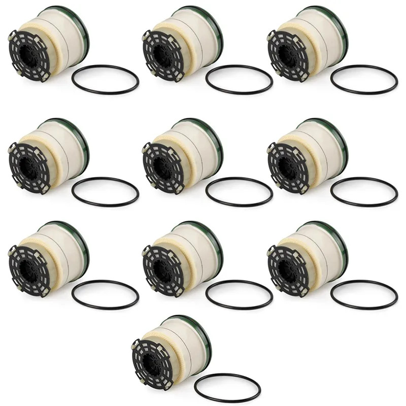 10PCS New Diesel Fuel Filter w O-rings For Ford Ranger PX Turbo 5 Cyl P5AT P4AT For Mazda BT50 2.2L