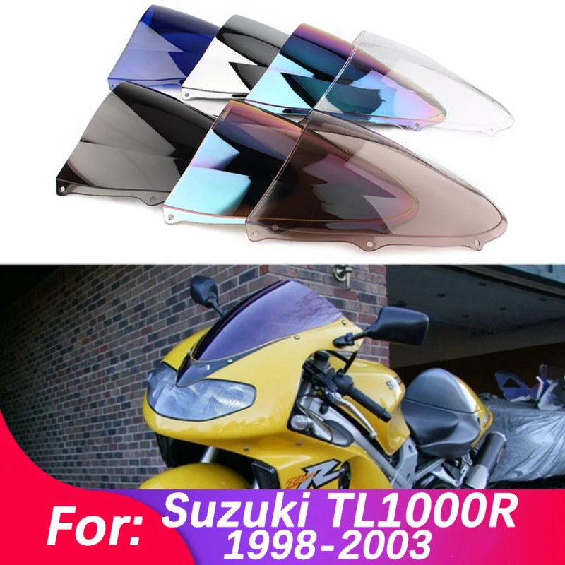 Windshield For SUZUKI TL1000 TL 1000 R 1000R TL1000R 1998-2003 Double Bubble WindScreen Motorcycle