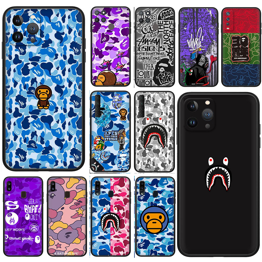 พร้อมส่ง Samsung Galaxy A26 A36 A56 A07 A17 M07 F17 5S5Y BAPE เคสโทรศัพท์