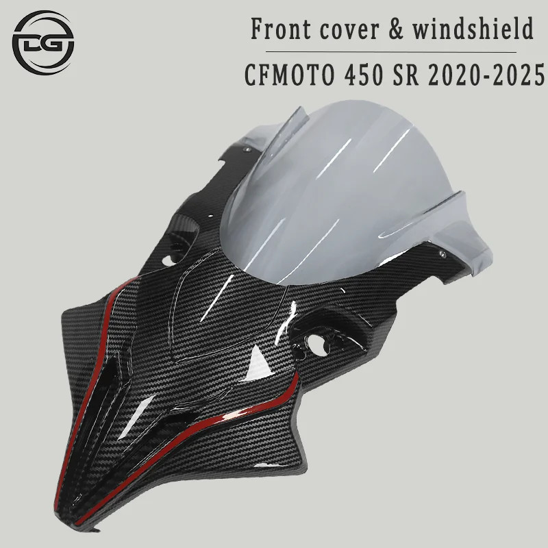 Motorcycle Windshield Plus Windshield, Deflector Protector Windshield, Splicing Style for 450SR CF4
