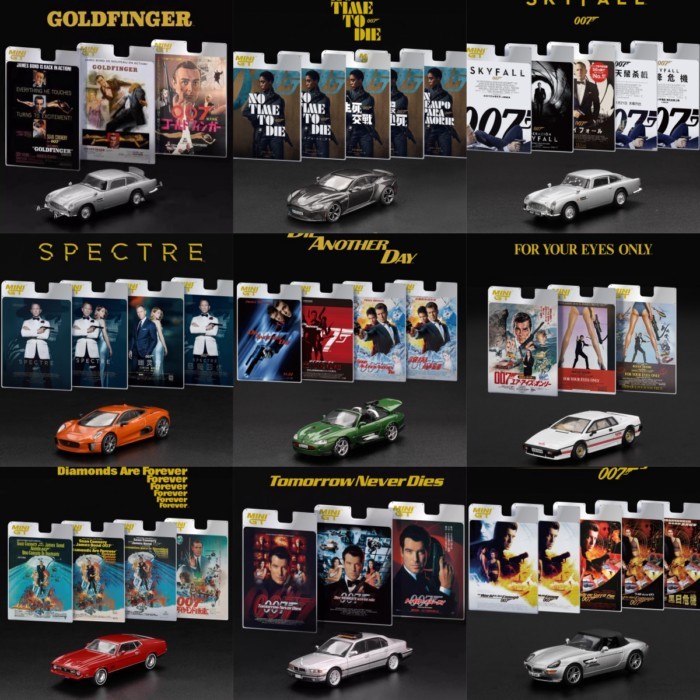 007 Collection MINIGT Aston Martin DB5 BMW JamesBondab โมเดลรถโลหะผสม