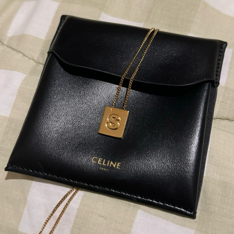 สร้อย Celine Necklace Alphabet S