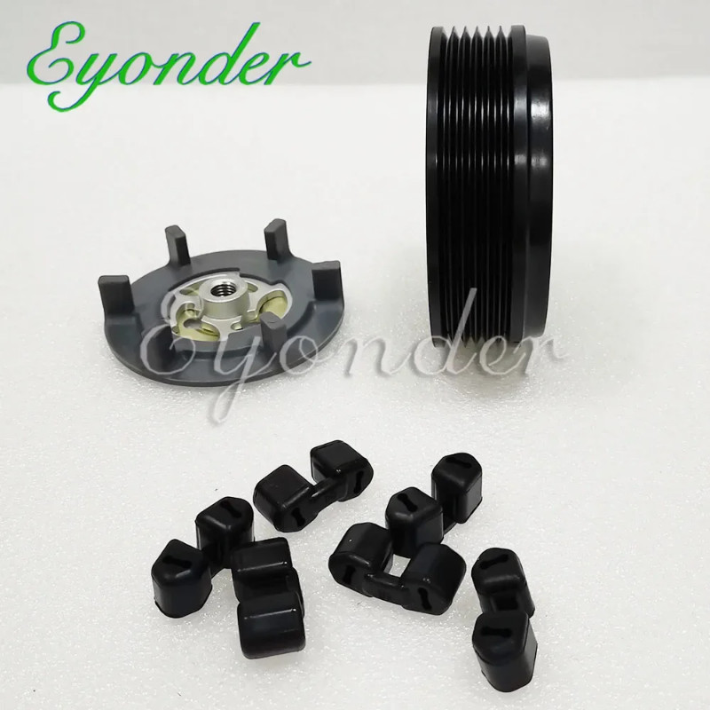 AC A/C Compressor Clutch Pulley for BMW E81 E87 118D 120D E90 E91 E92 320D 318D 447180-9591 6452698