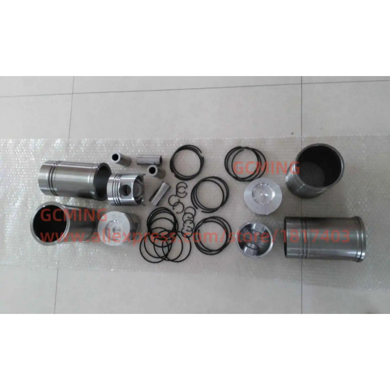 Lijia SL4105ABT / SL4105BT Pistons & Cylinder Sleeves Set , Piston 105AB-04003-2 + Cylinder Sleeve
