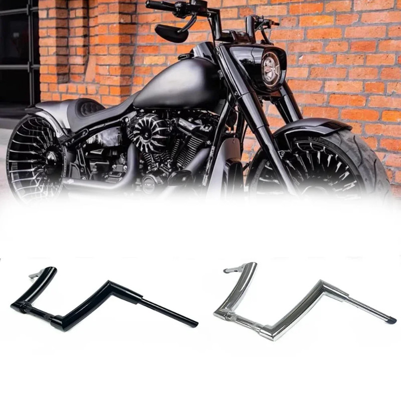 Motorcycle 51mm 2 inch to 1-1/4 inch custom handlebars 10" 12" 14" 16" Rise for Harley Fat boy 2007
