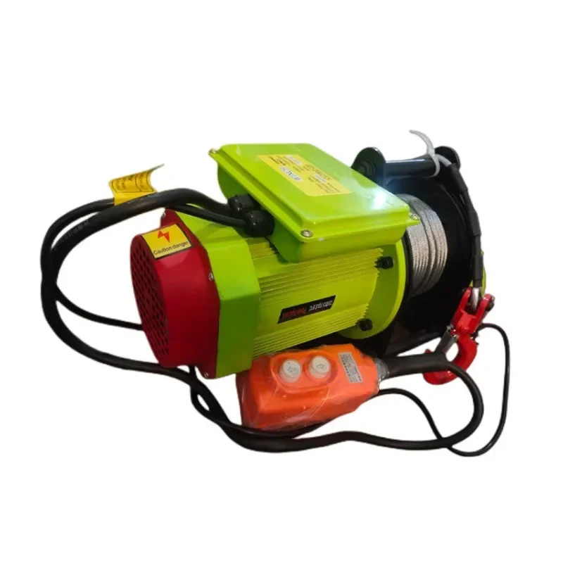 Lifting Crane Small Electric Hoist 220V Small Crane Brushless Super Fast Lifting Hoist Hoist Home P