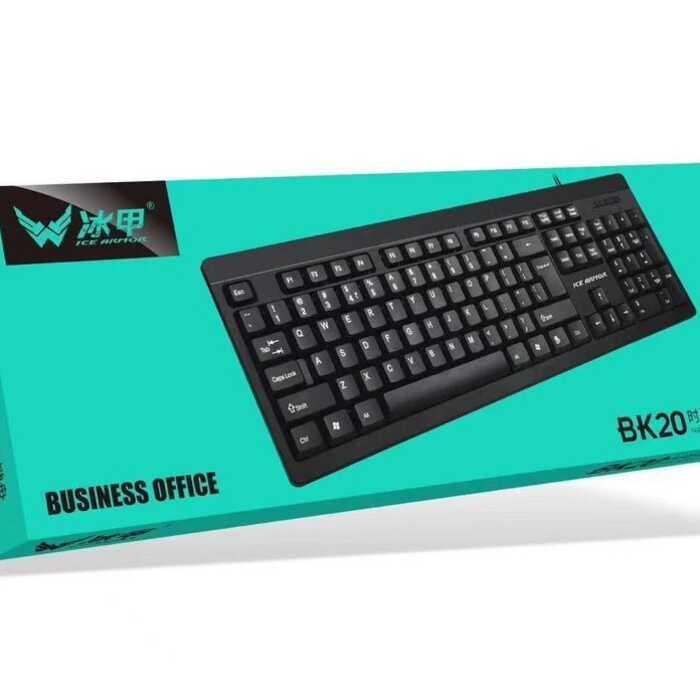 Ice Armor BK20 Single Keyboard Fashion Business Black Mixed Batch HS168 Keyboard Mouse Simple High Q