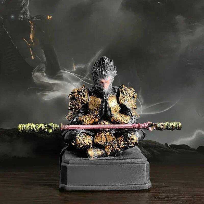 C Cod Black Myth Wukong Monkey King Destiny Man Resin Decorative Ornament Game Peripheral Figure Mo