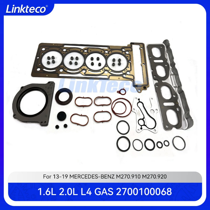 Engine Part Full Gasket Set Fit 1.6 2.0 T L L4 GAS M270 For 13-19 MERCEDES-BENZ W246 C117 X156 1.6L