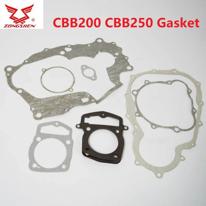 CBB250 engine gasket cylinder T4 NX6 engine gasket zongshen 250cc head gasket 65mm balance shaft en