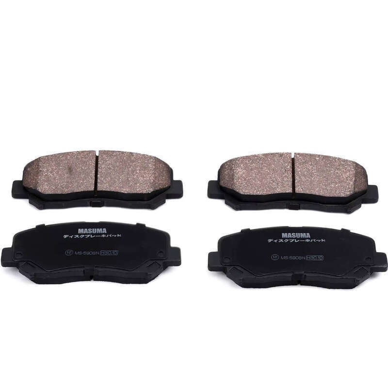 1 ชุด MS-5908N Masuma อะไหล่รถยนต์ชุดผ้าเบรคหน้า K0Y1-3-28Z K0Y13328ZA J10 สําหรับ MAZDA 2012 CX-5