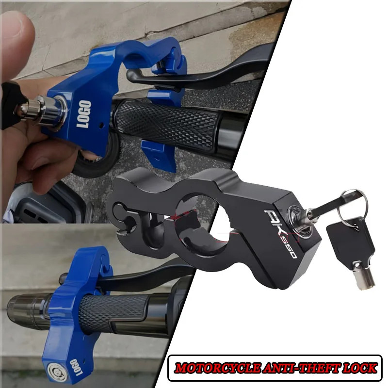 For KYMCO AK550 AK 550 X-Town 300 KRV 180 RK S150 Racing 150 Motorcycle Handlebar Anti-Theft Lock,M