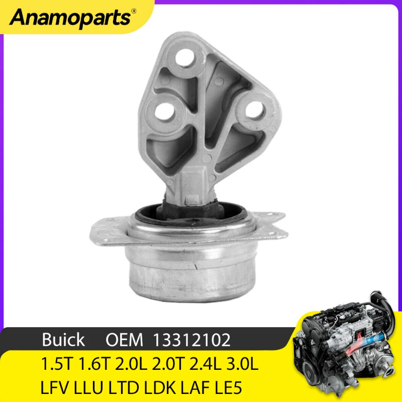 Engine Part Trans Motor Mount Fit 1.5 1.6 2.0 2.4 3.0 T L L4 V6 Gas LLU LTD LDK LAF LE5 LFV For Bui