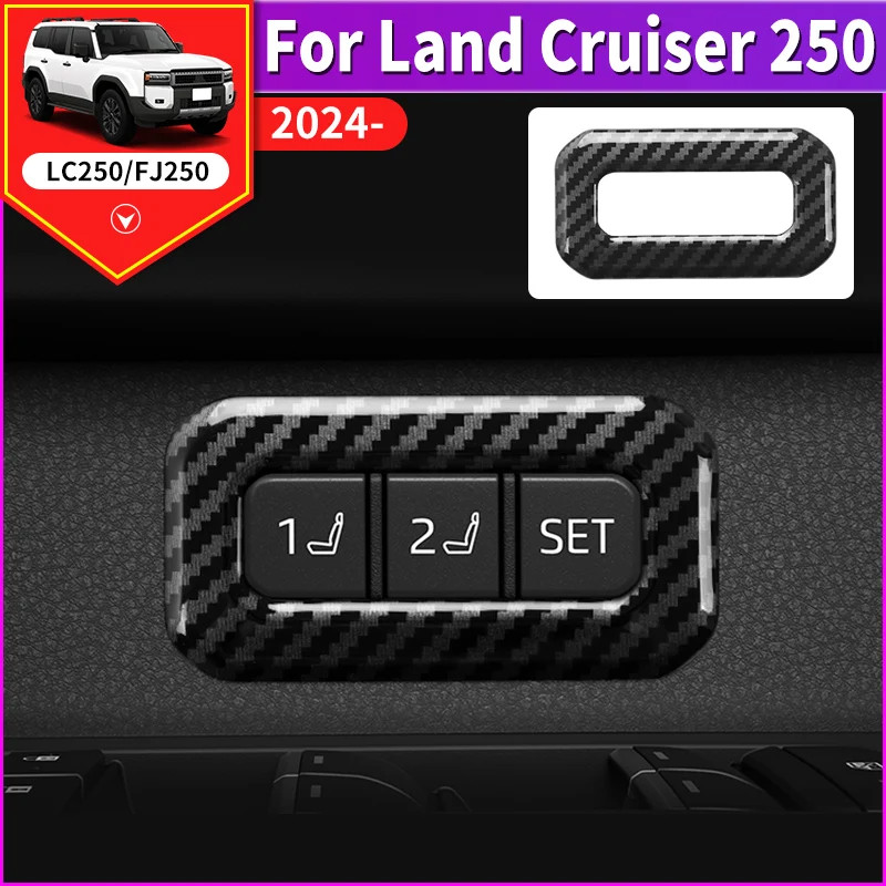 For Toyota Land Cruiser 250 2024 1958 Prado LC250 First Edition FJ250 Memory Seat Button Decoration