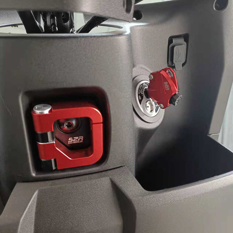 เหมาะสําหรับ Suzuki Haojue UCR125 AFR125 ตะขอรถจักรยานยนต์ CNC ตะขอหมวกกันน็อคอลูมิเนียมดัดแปลงอุปกร