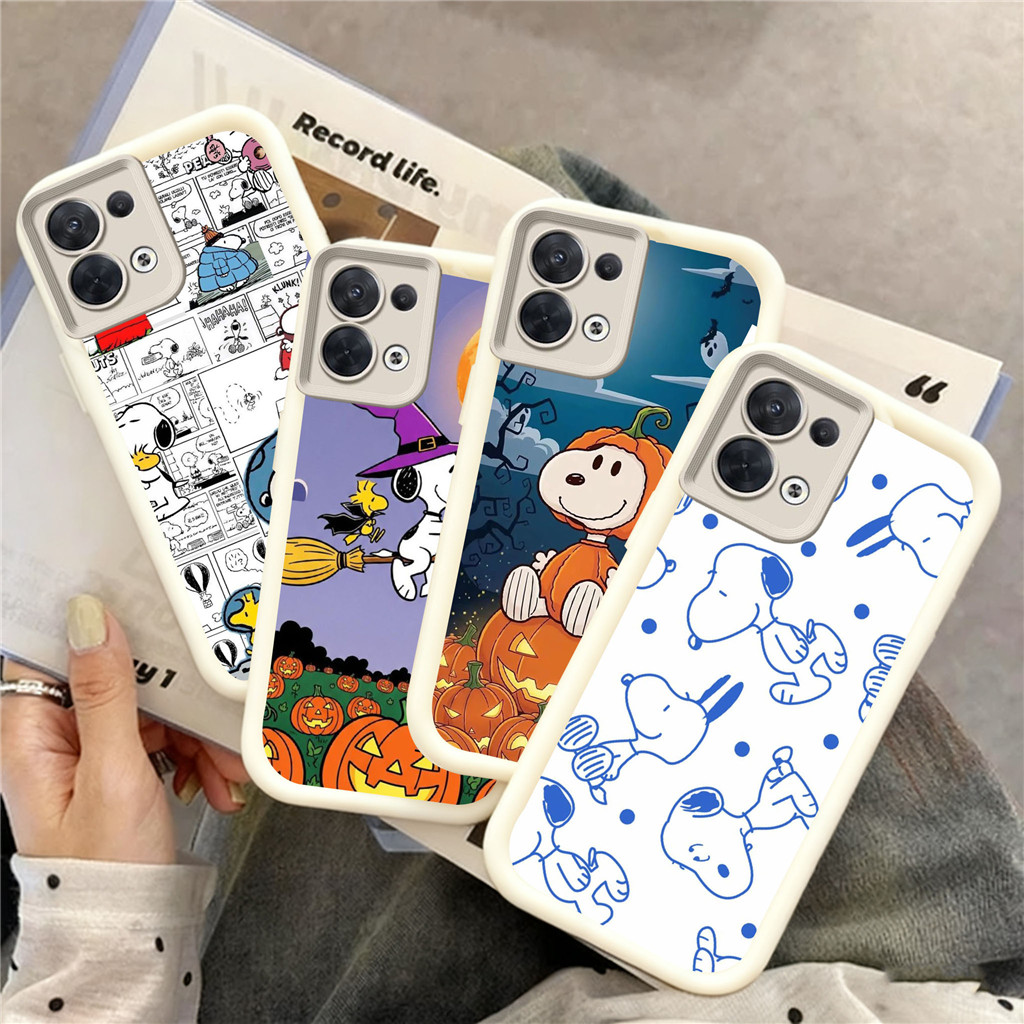 VK24 Snoopyปลอกสําหรับเคสซิลิโคนอ่อนนุ่มRealme Narzo Note N63 30 SE N61 50 8S C61 N53 Q3 V13 GT NEO6
