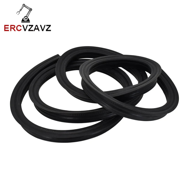 Front Door Glass Rubber Seal kit 7281063 7222790 for Bobcat S510 S530 S550 S570 S590 S595 S630 S650