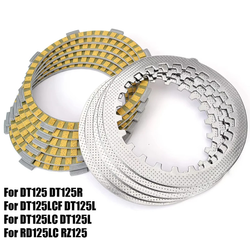 Friction Plate Steel Clutch Disc Plate For Yamaha DT125 DT125R DT125LCF DT125LC DT125L RD125LC RZ12