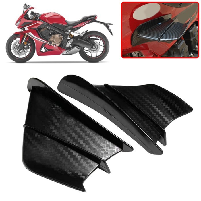 Universal Motorcycle Winglet Aerodynamic Wing Spoiler For HONDA CBR650R CBR650F CBR500R CBR1000RR F