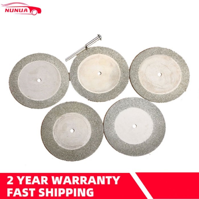 5Pcs 50mm Diamond Grinding Wheel Metal Cutting Disc For Dremel Rotary Tool Saw Blade Cutter Tool An