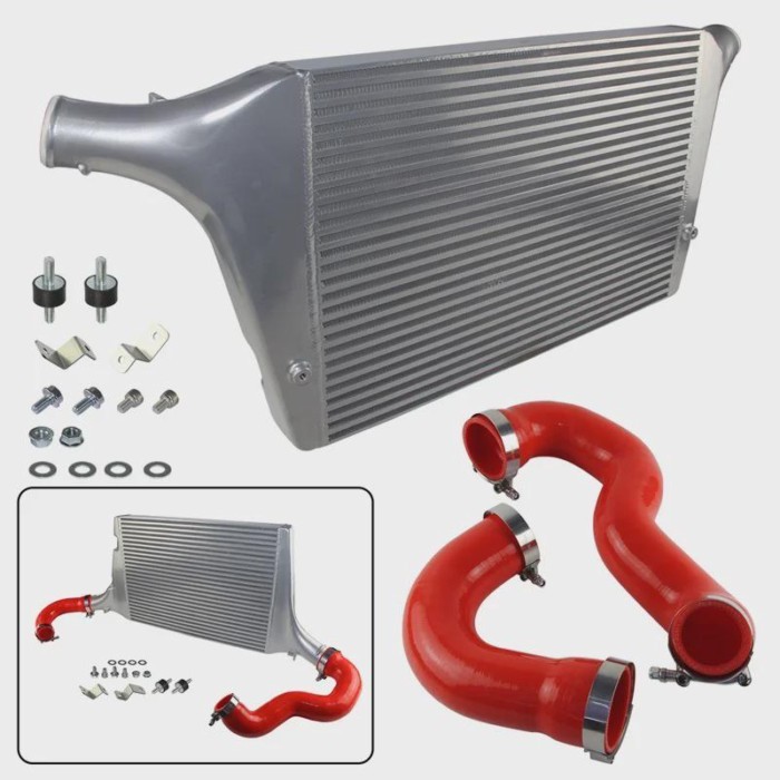 Bar&Plate Intercooler Performance Tuning Kit Competition Fit For Audi A4 B8 A5 B8 2.0/2.7/3.0 TDI 2