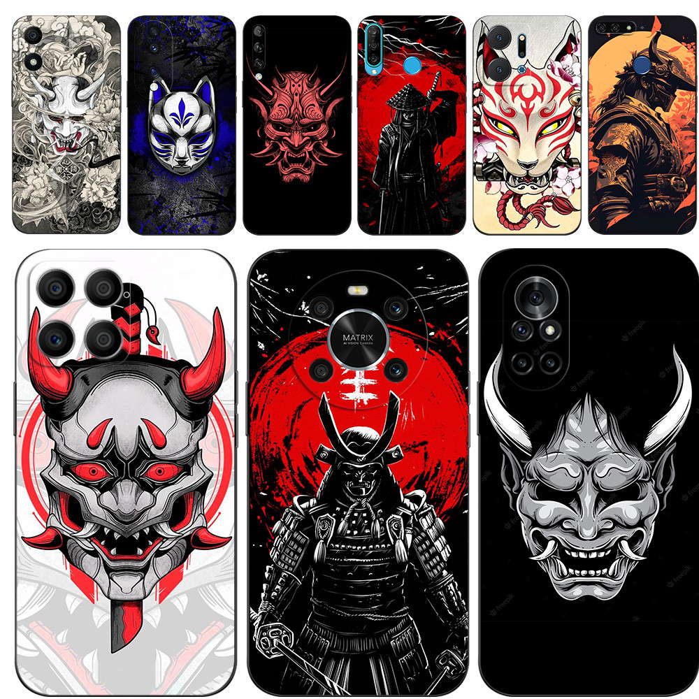 สําหรับ Honor 9A 9C 9S 9 lite สําหรับ Huawei Y7P Y5P Y8P โทรศัพท์ปกหลังซิลิคอนสีดํา Tpu ญี่ปุ่น Samu