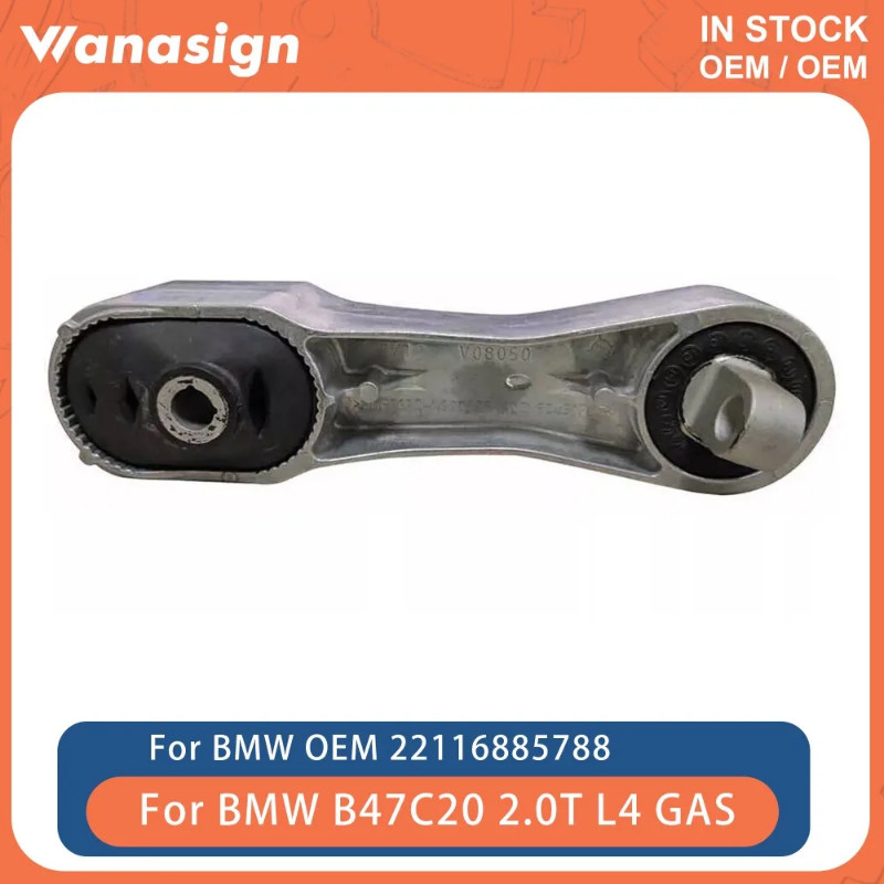 Engine Rear Left Trans Motor Mount Set Fit 1.2 1.5 2.0 T For BMW MINI X1 X2 F55 F56 B38A15 B48A20 B