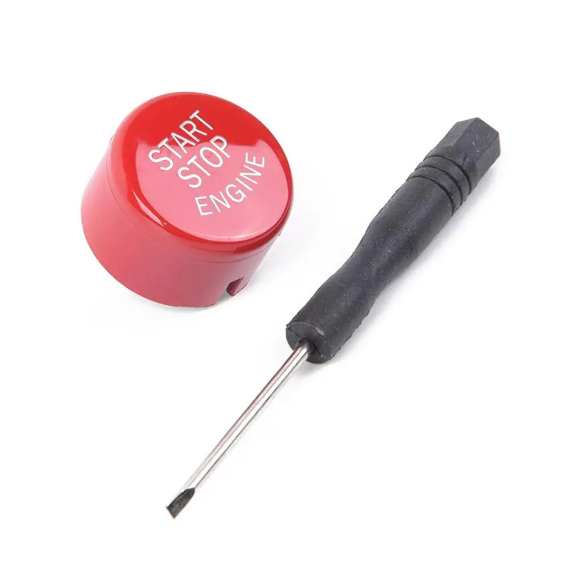 Red Engine Start Stop Button Cover For BMW F10 F20 F30 F Classis Car Accessories Parts