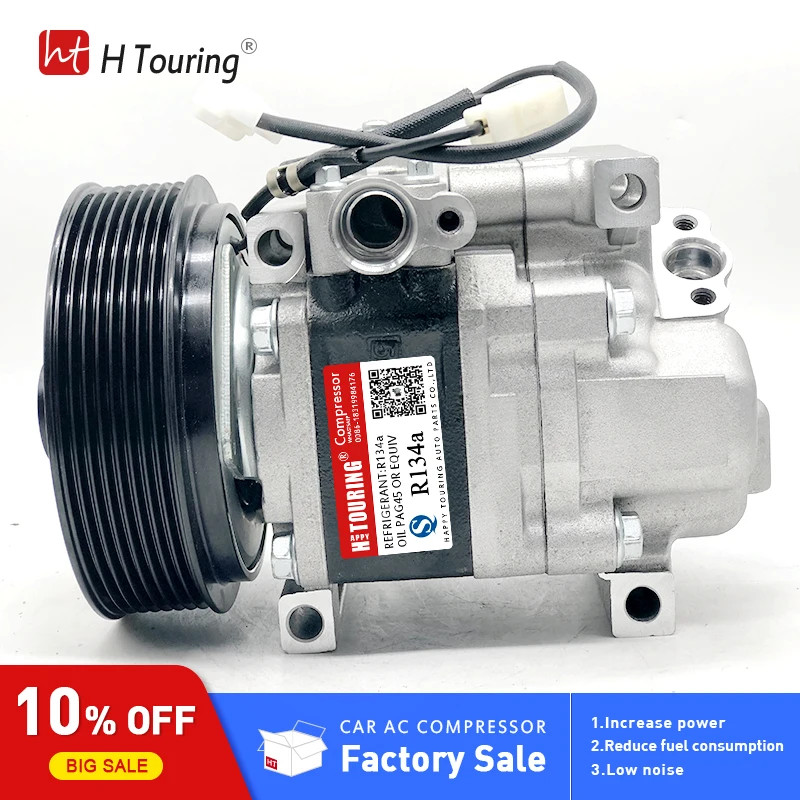 AC Compressor for MAZDA 3 2.2 GDB161450 GAM6-61-K00 GAM661K00 H12A1AQ4HE H12A0CA4JE H12A1AE4DC GJ6F