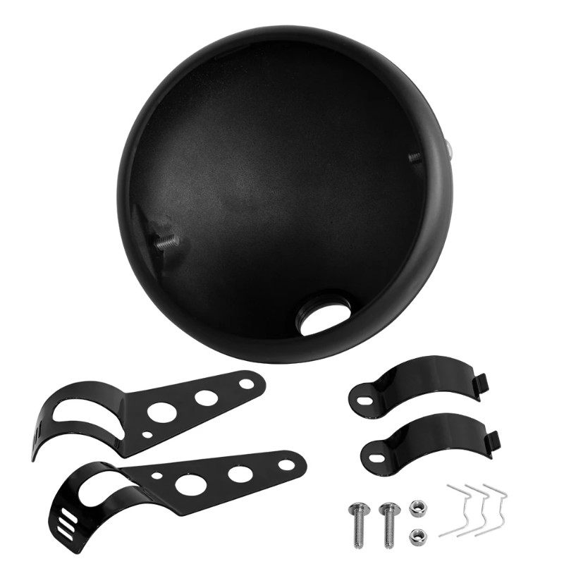 Universal Bucket Shell Lighthouse 7 7INCH Motorcycle Headlight Cover For LED Headlight Housing Adju