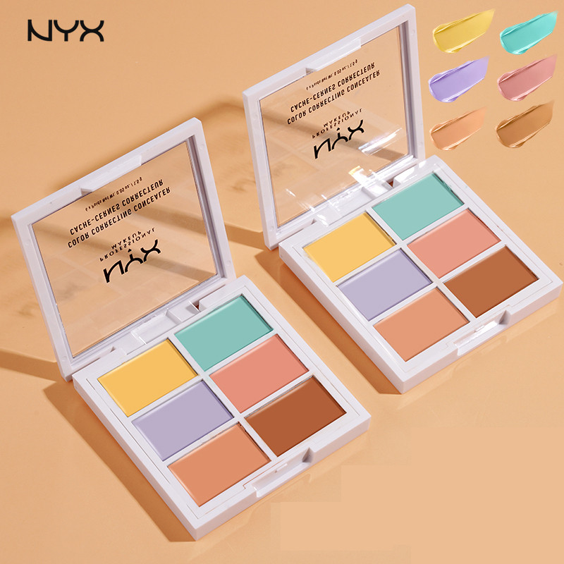 NYX นิกซ์ แต่งหน้าคอนซีลเลอร์ จานสี แก้ไขรองพื้นติดทนนานควบคุมความมันคอนซีลเลอร์แยกชุ่มชื้นคอนซีลเลอ