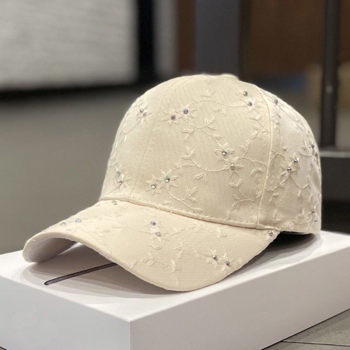 [MUA] Hot Sale Hat Diamond Cap Baseball Cap Sunscreen Sun Hat