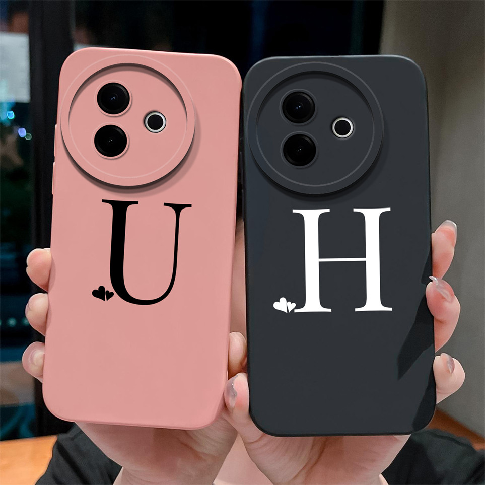 เคสโทรศัพท์สําหรับ vivo Y39 5G กรณีเริ่มต้นสีชมพูสีดําคู่สไตล์ซิลิโคนกันน้ําสําหรับ Y 39 สําหรับ V24