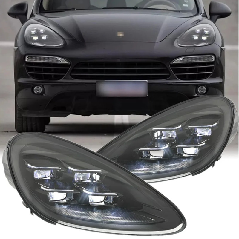 2pc Led Headlights For Porsche Cayenne 2011-2018 Car Headlights 958.1 958.2 Front Lights Upgrade 20