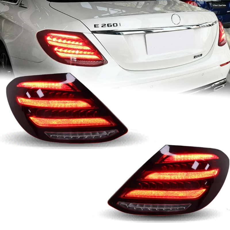 AKD Car Styling Tail Lamp for BENZ W213 LED Tail Light 2016-2019 E200 E300 E260 E350 DRL Turn Signa