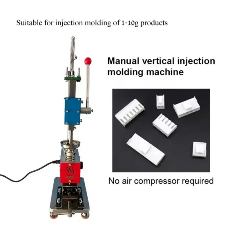 Mini 10g Small Desktop Manual Vertical Injection Molding Machine Plastic Molding Machine