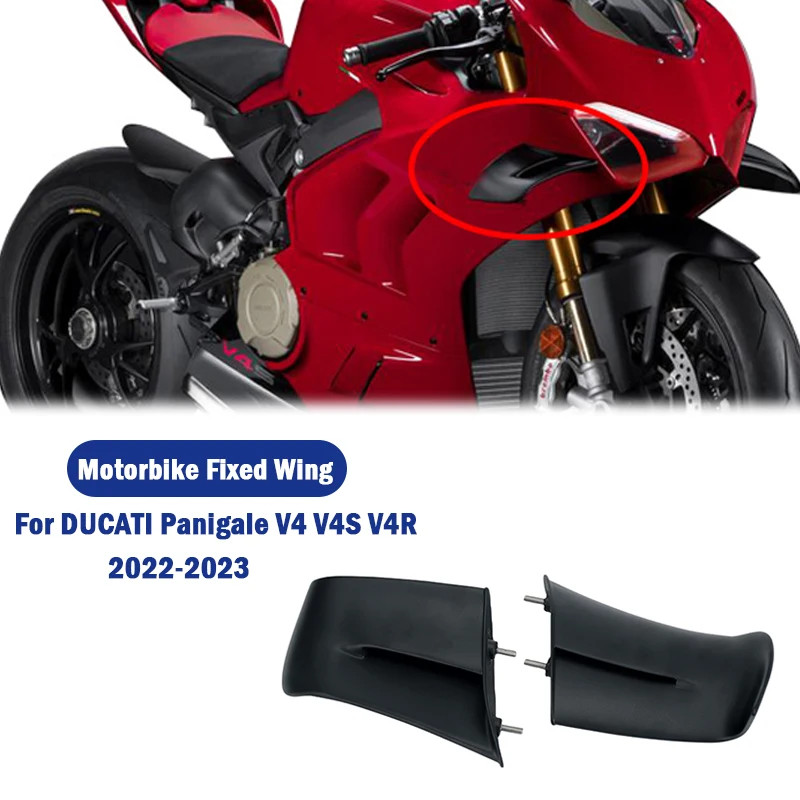 Motorcycle Modified Parts ABS Plastic For DUCATI Panigale V4 V4S V4R 2022 2023 2024 Winglets Side P