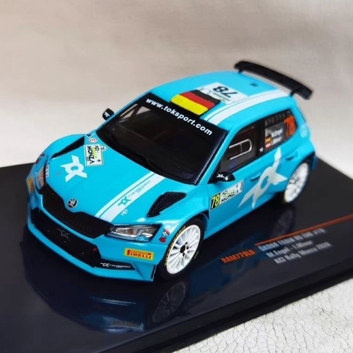 IXO 1/43 SKODA FABIA R5 EVO #78 2020 Skoda Racing Model Alloy