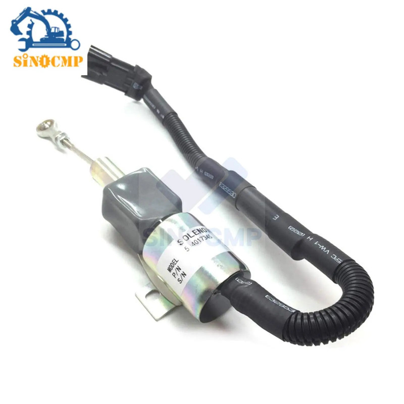 1PC 504017345 ES1751E-24 1751ES 504017345 113483 F4BE0684M 24V Fuel Shut Off Shutdown Stop Solenoid