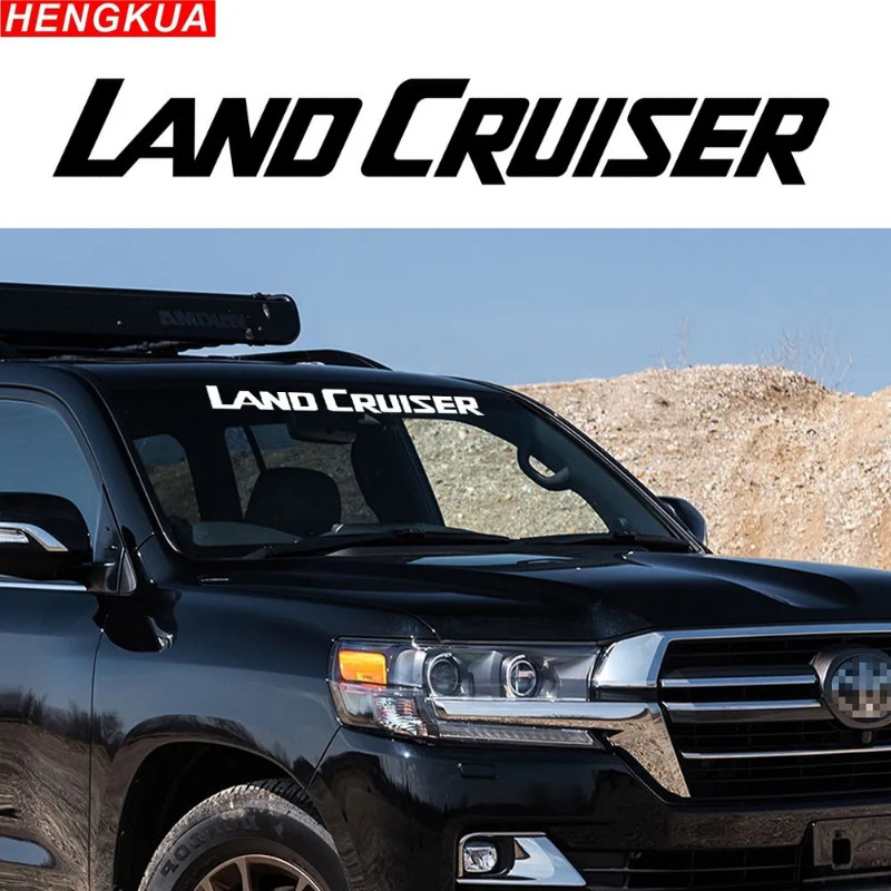 Car windshield sticker for Toyota Land Cruiser 70 79 V8 J40 J200 GX VX J300, windshield decal decor