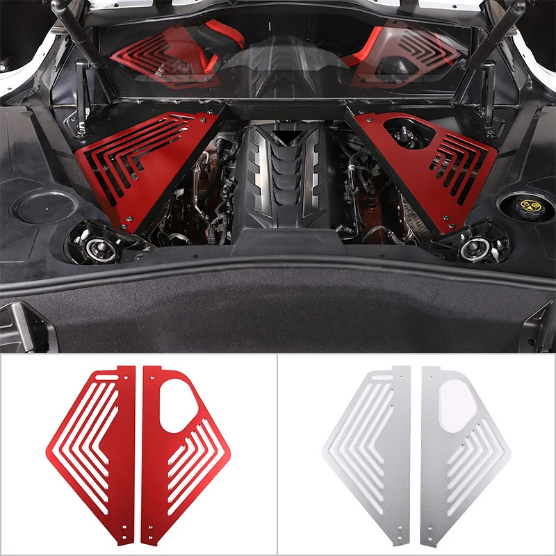 For Chevrolet Corvette C8 Stingray Z51 Z06 2020-2023 Car Engine Compartment Left Right Engine Case