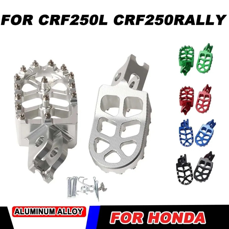 Motorcycle FootRest Footpegs Foot Pegs Pedals For Honda CRF250L CRF250M CRF250 RALLY CRF 250 M CRF2