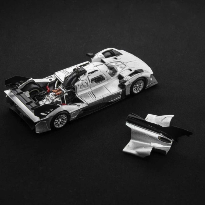 HKM 1: 64 Ferrari 499P Hypercar Hypercar 24 ชั่วโมง Endurance Race เปิดฝาครอบรถโลหะผสม...