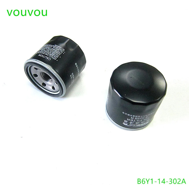 Car accessories engine oil filter B6Y1-14-302A for Mazda 323 protege 5 BJ Premacy CP 626 mazda 2 MX