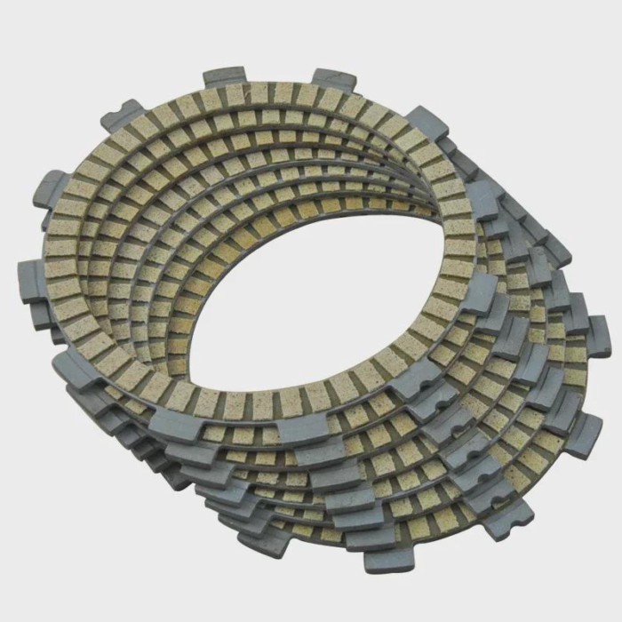 LOPOR 7Pcs Motocycle Fibrous Clutch Discs Plates For SUZUKI RM125 81-85 PE175 80-84 RS175 80-82 GS2