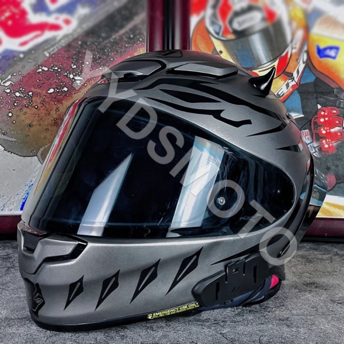 For SHOEI ARAI HJC K1K3 K5-S Motorcycle Helmet Decal Visor Windshield Glass Sticker For Helmet Wate