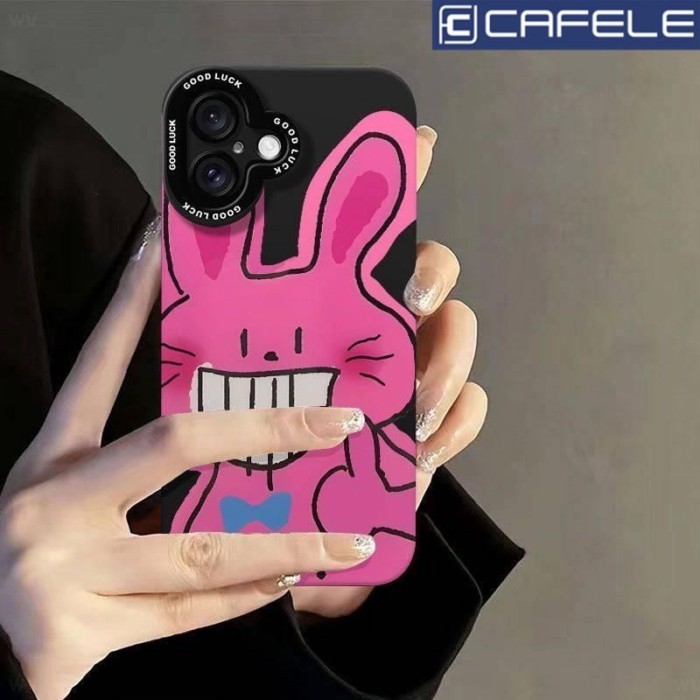 Net Feeling Like Rabbit เหมาะสําหรับ iPhone17ProMax/16plus/15Pro/14/13/12 เคสโทรศัพท์