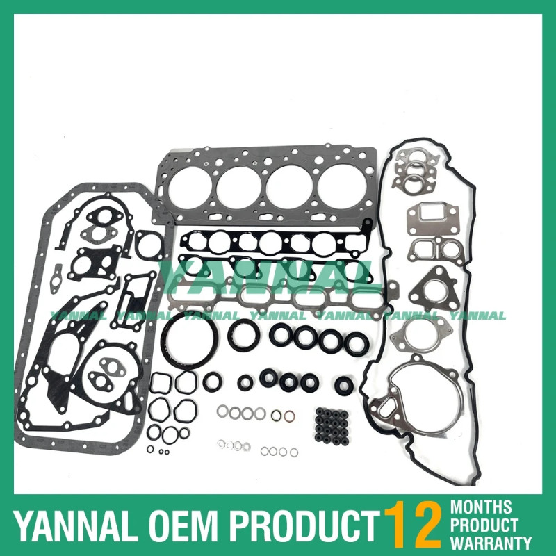 For Mitsubishi 4D56U 4D56TDI Full Gasket Kit Engine Assy Parts