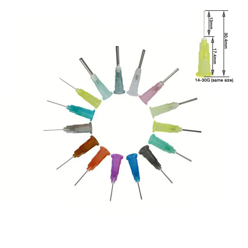Bayonet dispensing needle 14G, 16G, 18G, 19G, 20G, 21G, 22G, 23G, 24G, 25G, 26G, 27G, 28G, 30G prec