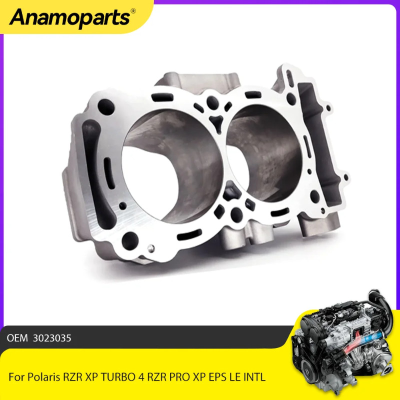 STD 93mm UTV  Motorcycle Engine Parts Ceramic cylinder block For Polaris RZR XP TURBO 4 RZR PRO XP
